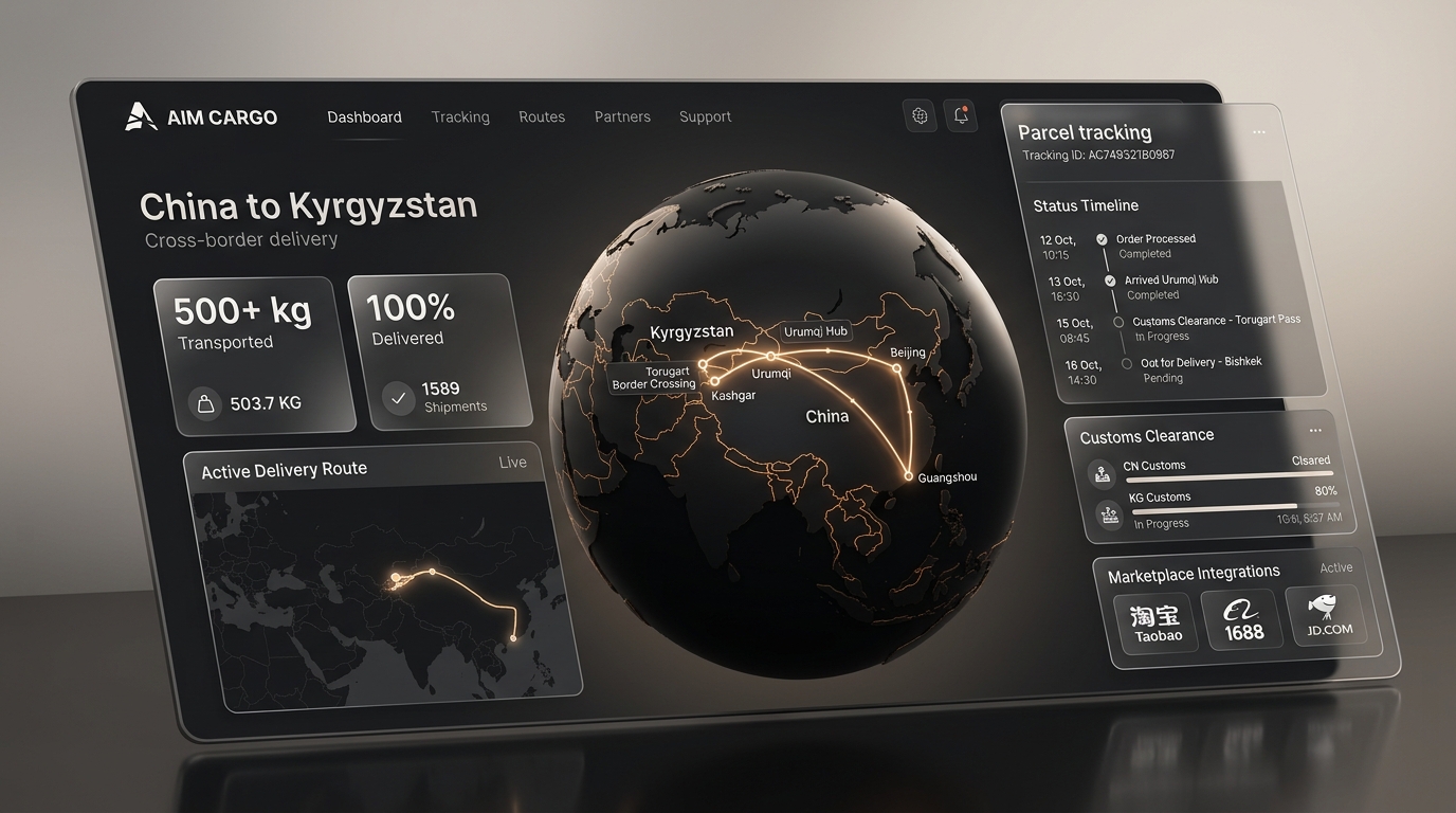 AIM Cargo China to Kyrgyzstan Logistics Route