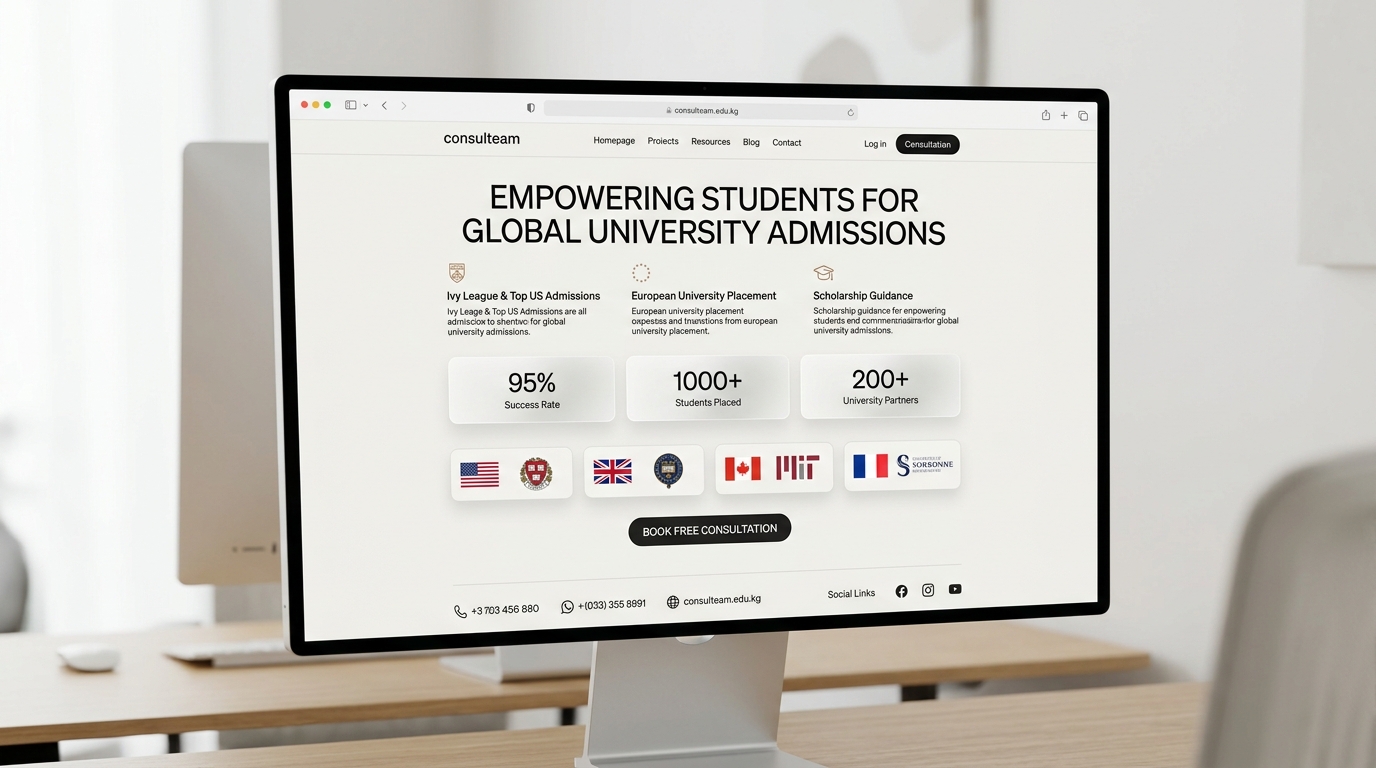 ConsultTeam Landing Website Showcase